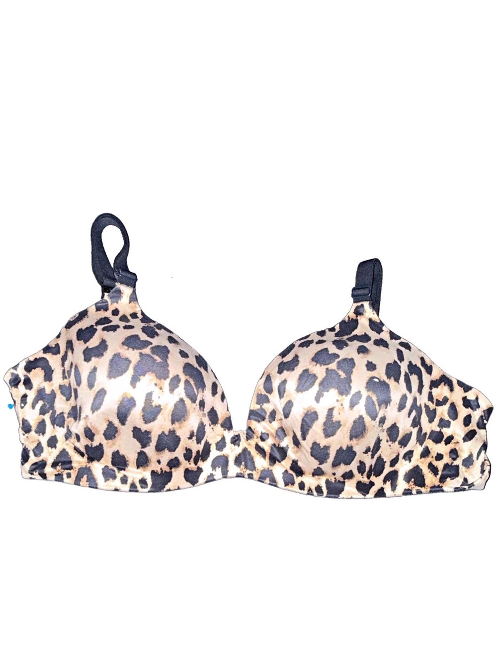 Leopard Print Bra - Black & Tan